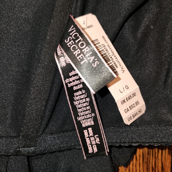 Victoria Secret Women's Unlined Open-Front Black Bralette NWT - Picture 9 of 11